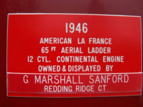 AUTRE American LaFrance - 600 Series Fire Truck 1946 52103