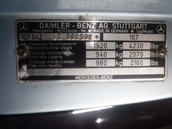 Mercedes-Benz 280 SL 1978 53875